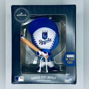 Hallmark Kansas City Royals Baseball Bobble Ornament